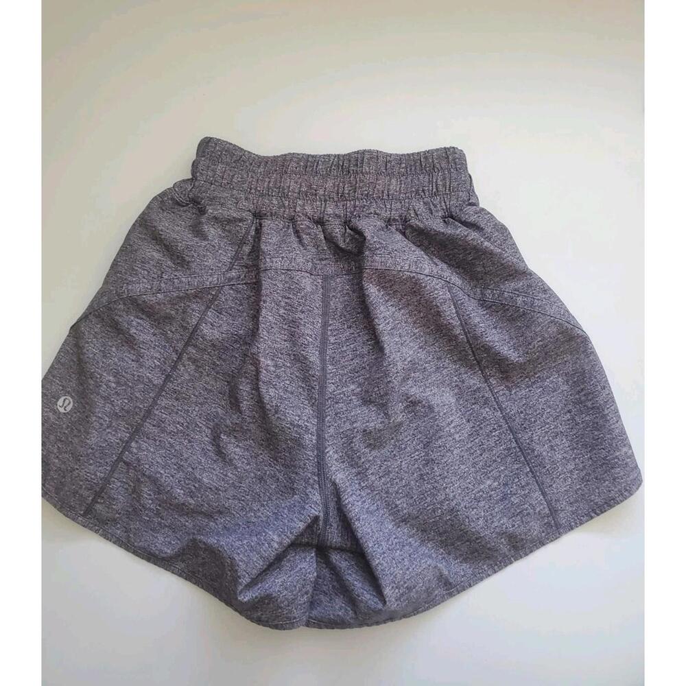 Lululemon Track That Short Women’s Size 2 Heather Gray Running Activewear